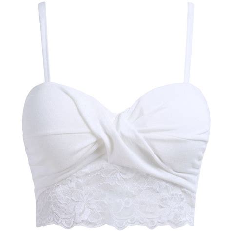 White Spaghetti Strap Lace Lingerie