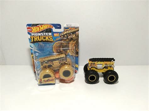 Hot Wheels Monster Trucks 5 Alarm Black Gold Edition Exclusive 5 Alarm Hobbies Toys