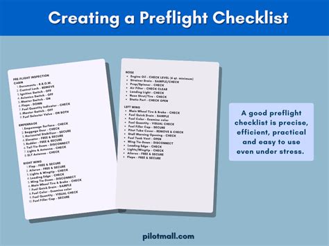 Preflight Checklists Enhance Flight Safety and Reliability