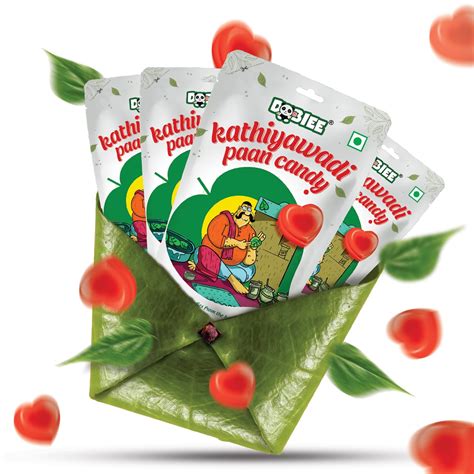 Buy Dobiee Kathiyawadi Paan Flavoured Candy 800g 200g X Pack Of 4