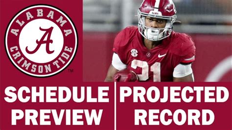 Alabama Football 2023 Schedule Preview & Record Projection - Win Big Sports