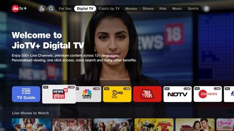 Jiotv Plus App Launched For Smart Tvs 13 Otts 800 Live Tv Channels