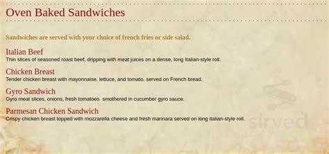 Brickhouse Pizza Pub Menus In Fort Atkinson Wisconsin United States