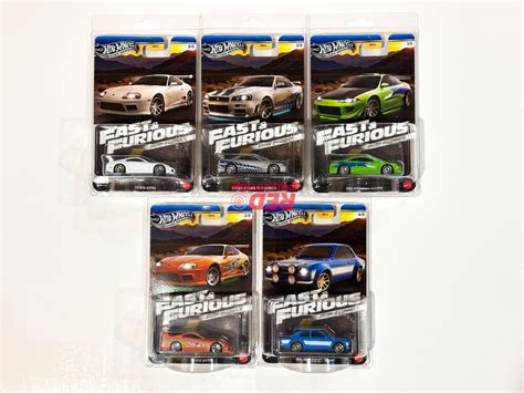 Hot Wheels Fast And Furious Brian O Conner New Full Set Supra Eclipse