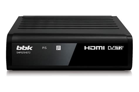DVB-T2 ресивер bbk SMP025HDT2 черный ЦБ-00001275 - выгодная цена ...