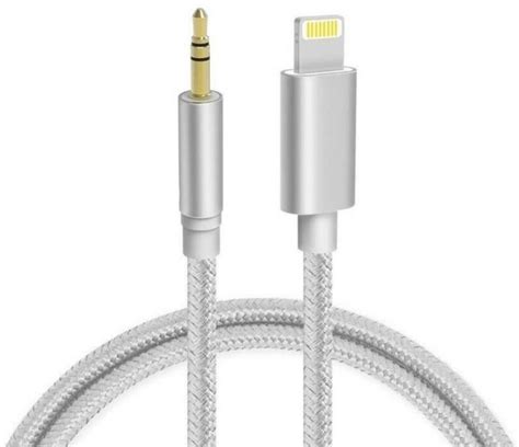 Кабель Value AUX Lightning - 3pin Audio 3.5 мм 1 м Silver (S0990 ...