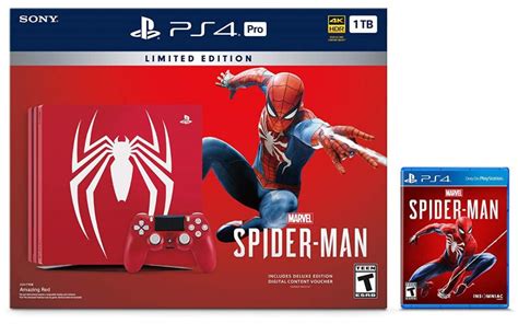 Sony PlayStation 4 Pro Marvels Spider Man Limited Edition Announced