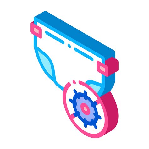Microbe Diaper Isometric Icon Vector Illustration 18018028 Vector Art