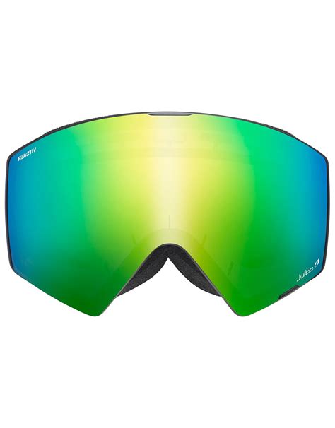 Julbo Razor Edge Black White Reactiv 1 3 High Contrast Green Flash Ski