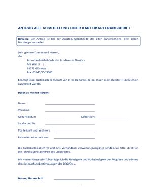 Ausf Llbar Online Antrag Auf Ausstellung Einer Fax Email Drucken