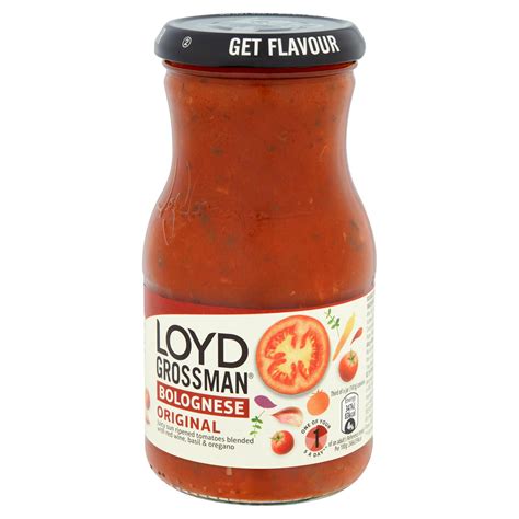 Loyd Grossman Bolognese Original Sauce 425g Traditional Sauces
