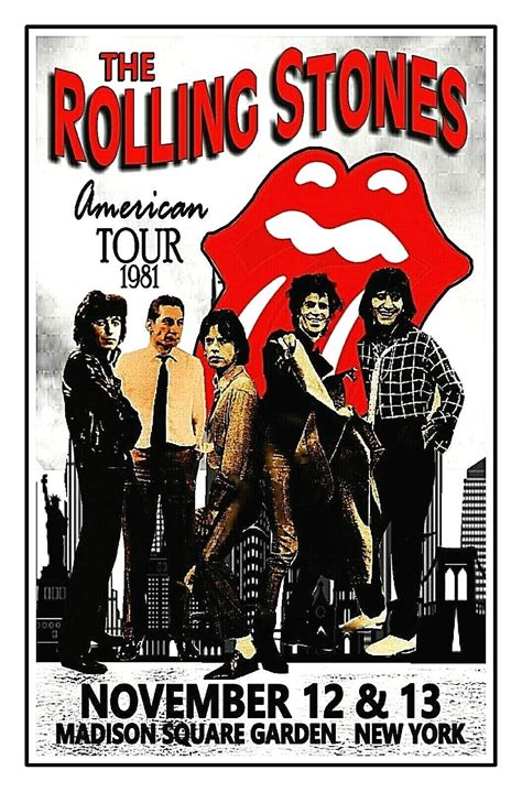 The Rolling Stones Concert Poster