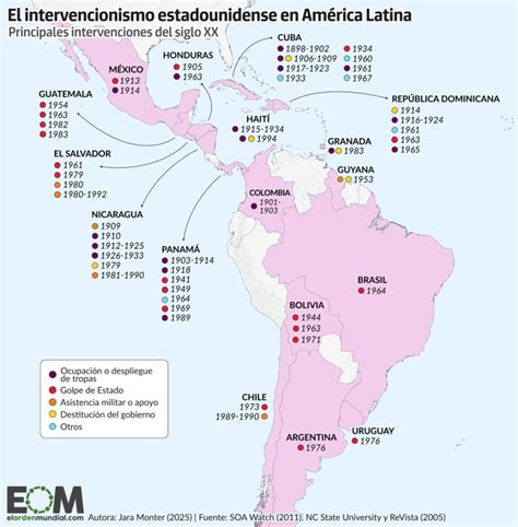 Las disputas territoriales en América Latina y el Caribe Mapas de El Orden Mundial EOM