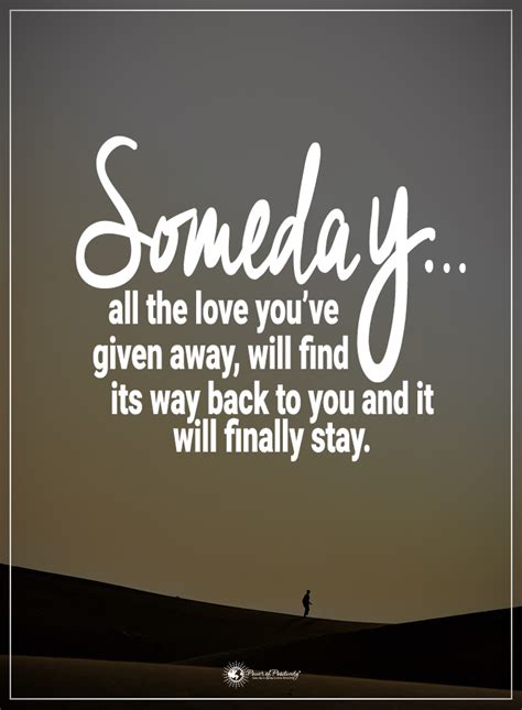 Someday Love Quotes