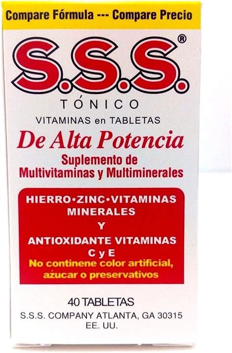 Jp 海外直送品 Sss Company Sss Tonic High Potency Multivitamin