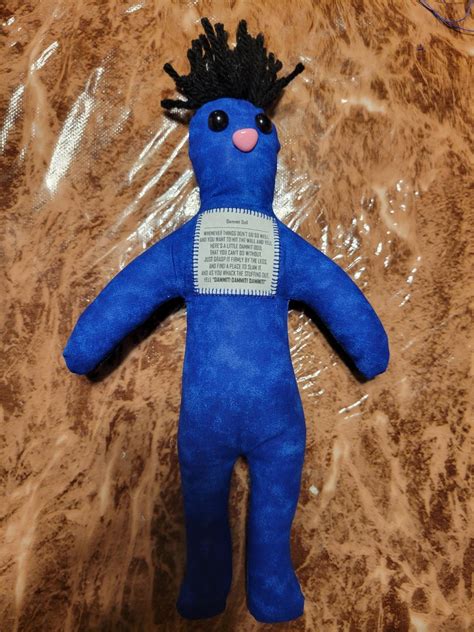 Dammit Dang It Voodoo Good Karma Or Fuck It Doll Blue Colon Cancer Color Dammit Doll Darn