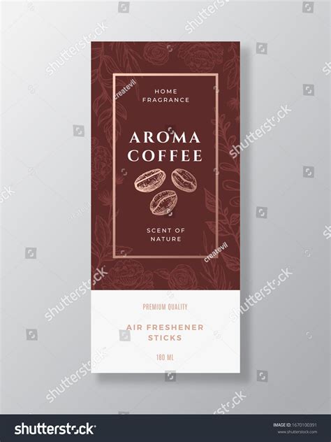 Coffee Beans Home Fragrance Abstract Vector Stock Vector (Royalty Free