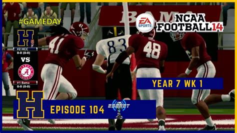 NCAA Football 14 Highland Scotties Team Builder Dynasty EP 104