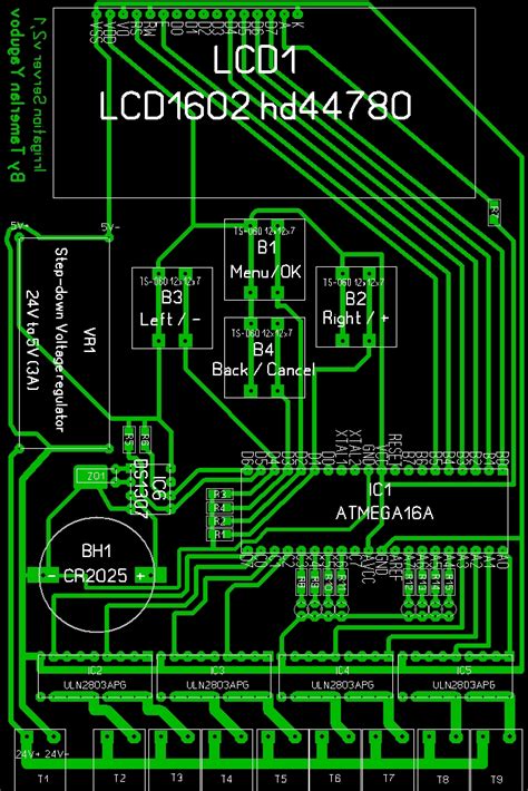 Контроллер управления для системы автоматического полива