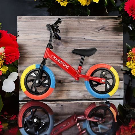 Велосипед без педали за деца 2-5 години, регулируем, колело 12 цола ...