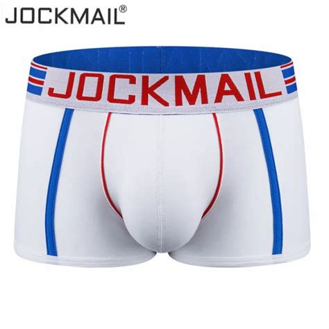 Jockmail New Y Underwear Men Boxer Nd Hot Men Underwear Breathable Low Waist Cotton Mens Boxers