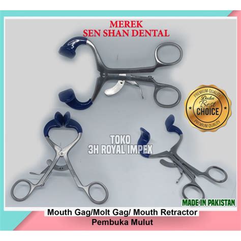 Jual Dental Mouth Retractor Molt Gag Surgical Instruments Stainless