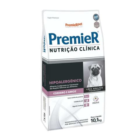 Ração Para Cachorro Alérgico - Ração Nutri Clin Hipoalergico P 10,1kg Cães Alérgicos - Premier - Ração ...