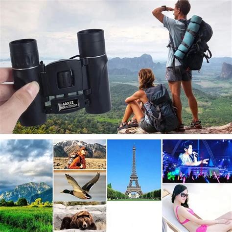 X Hd Powerful Binoculars M Long Range Folding Mini Telescope