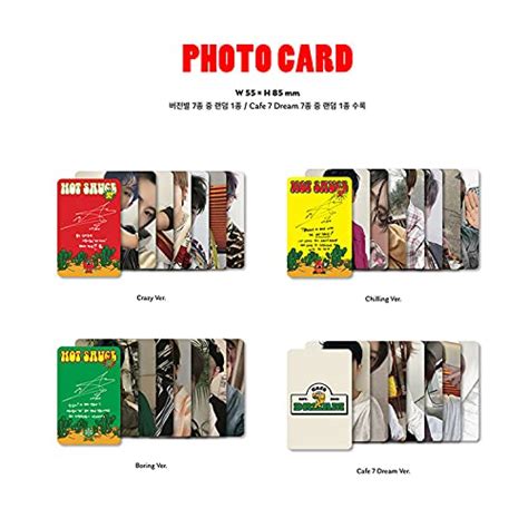 新しい ver Crazy Photobook Sauce Hot エヌシティードリーム Dream NCT The C 予約限定特典提供 Album 1st KPOP グッズ