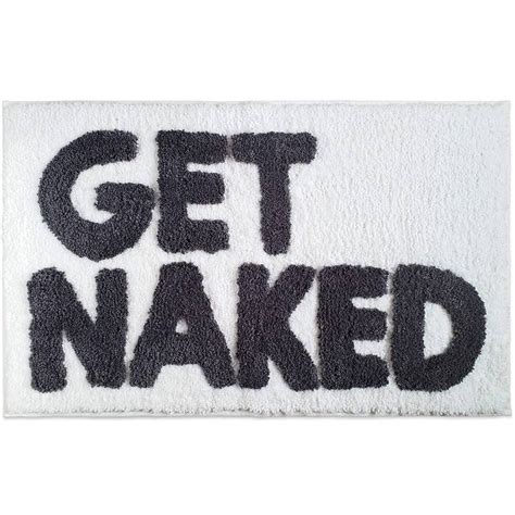 New Mungo Get Naked Bath Mat For Bathtub Cute Bath Rugs For Apartment Decor Bath Mats For