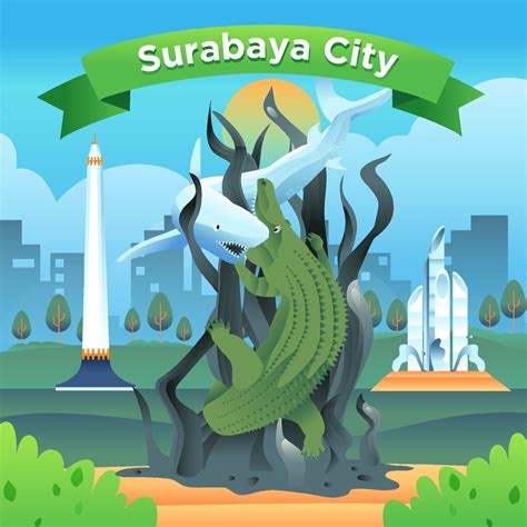 surabaya vector art icons  graphics