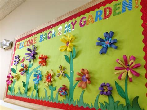 Pin By Ruth Villaseñor On My Classroom Spring Bulletin Boards Garden