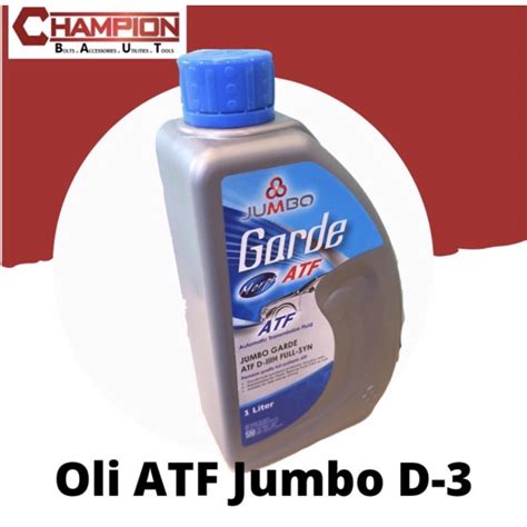 Jual Oli ATF Transmisi Automatic Oli Matic Jumbo D3 1liter Original