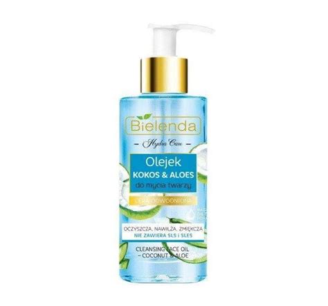 Bielenda Hydra Care Moisturizing Face Wash Oil Coconut and Aloe 140ml ...