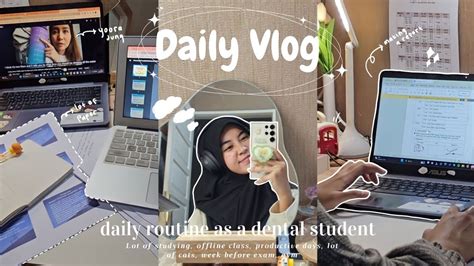 Daily Vlog Productive Days Week Before Exam Lots Of Studying