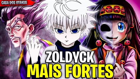 OS 10 MEMBROS MAIS FORTES DA FAMILIA ZOLDYCK HUNTER X HUNTER YouTube