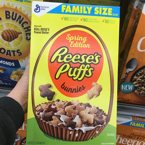 Found Reeses Spring Edition Bunnies Cereal Snack Gator