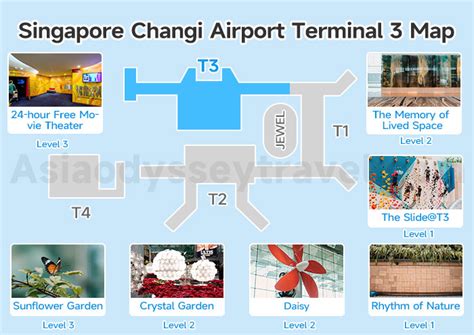 singapore airport map tourist map  changi airport jewel