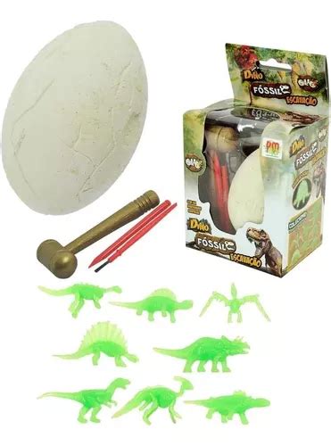 Dinossauro Dino Fossil Kit De Escava O Brilha No Escuro Mercadolivre