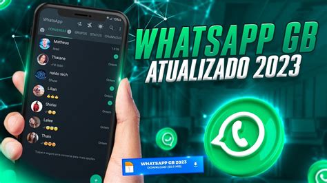 SAIU WHATSAPP GB ATUALIZADO 2023 NOVAS FUNÇÕES INCRÍVEIS YouTube