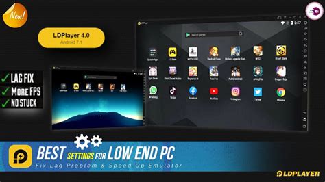 New Ld Player 4 Fix Lag Problem Best Settings For Low End Pc Youtube