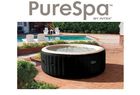 Intex Purespa Jet Bubble Deluxe Person Round Inflatable Portable Hot Tub For Sale From