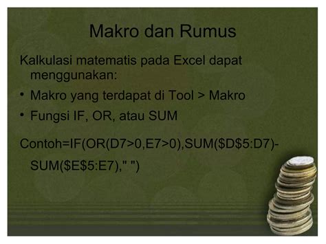 Contoh Pembukuan Sederhana Dengan Excel Ppt
