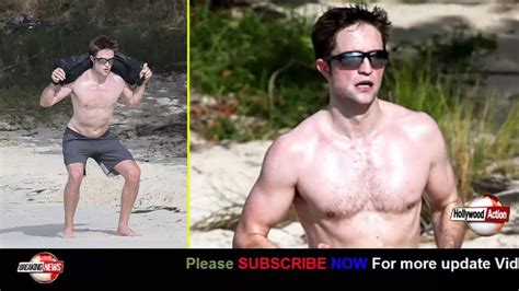 Robert Pattinson Bares Ripped Body While Shirtless In Antigua Youtube