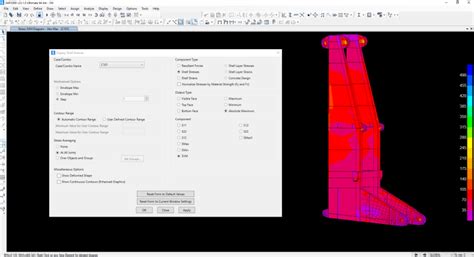 Display Shell Stresses Von Mises Stress Computers And Structures