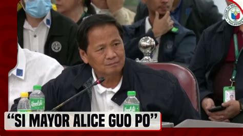 Anunciacion Si Alice Guo Umano Ang Nag Request Kaugnay Sa Pag Endorso