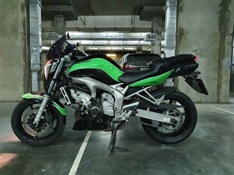 Купить б у Yamaha FZ6 инжектор 6 передач в Москве чёрный naked bike 2007 года на Авто ру ID