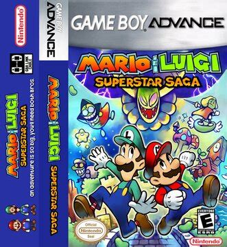 Mario Luigi Superstar Saga GBA The Cover Project