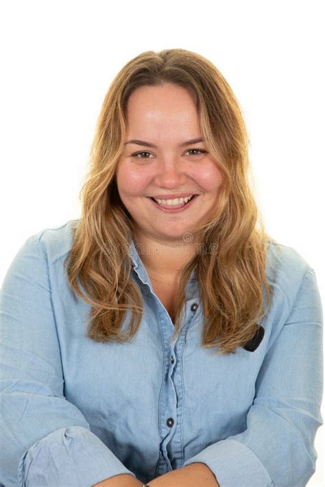 Cute Chubby Blonde Woman Long Hair Stock Photos Free Royalty Free Stock Photos From