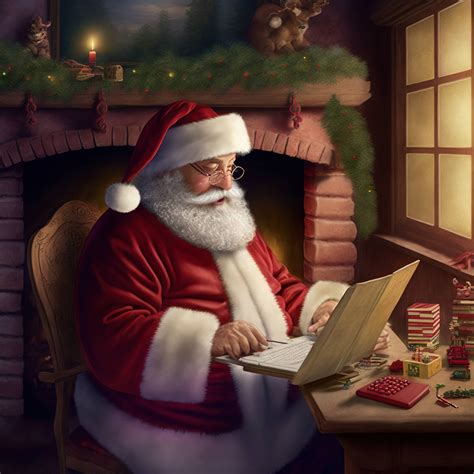 The Santa Claus Reads A Christmas Letter